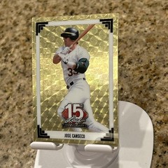 2025 Leaf 15th Anniversary Jose Canseco Super Prismatic Gold Proof 1/1