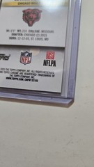 2025 Topps Chrome Cosmic NFL Luther Burden III Green Space Dust 31/75 #117 (RC)