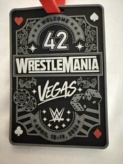2026 WWE WRESTLEMANIA 42 LUGGAGE TAG LAS VEGAS SUPERSTORE