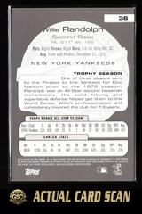 2005 Topps Rookie Cup Willie Randolph #36 New York Yankees