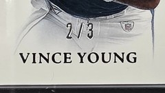 🔥2023 FLAWLESS VINCE YOUNG LAUNDRY TAG NFL SHIELD NIKE SWOOSH SSP 2/3 TITANS🔥