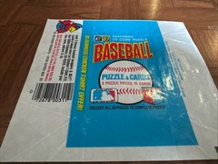 1983 Donruss Baseball MLB Empty Wax Wrapper GET EVERY 4TH FREE