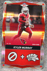 Kyler Murray 2025 NFL UNO Elite Core Edition Red Foil Card #135