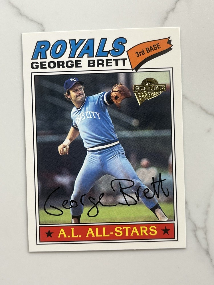 2004 MLB Topps All-Time Fan Favorites #25 George Brett |Kansas City Royals Card
