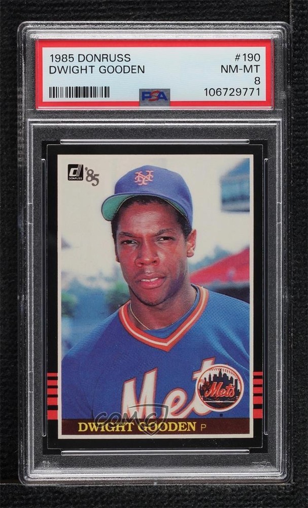 1985 Donruss Dwight Gooden #190 Rookie RC 0sa0
