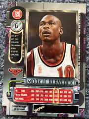 1997-98 SKYBOX METAL UNIVERSE MOOKIE BLAYLOCK #120 ATLANTA HAWKS card basketball