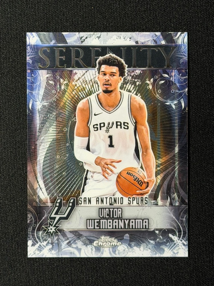Victor Wembanyama 2025-26 Topps Chrome Serenity Base #SY-1 San Antonio Spurs