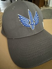 New Era UFL Football 9FORTY Snapback Cap Hat Gray Blue White Logo
