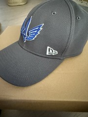 New Era UFL Football 9FORTY Snapback Cap Hat Gray Blue White Logo