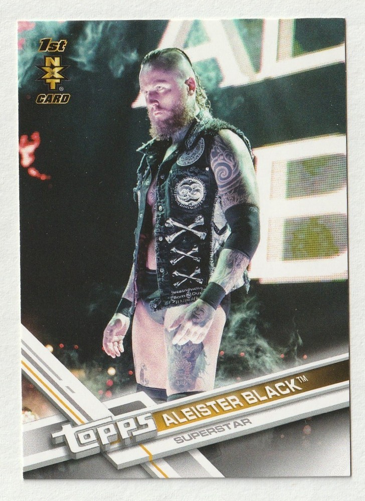 2017 Topps WWE Then Now Forever #165 Aleister Black RC