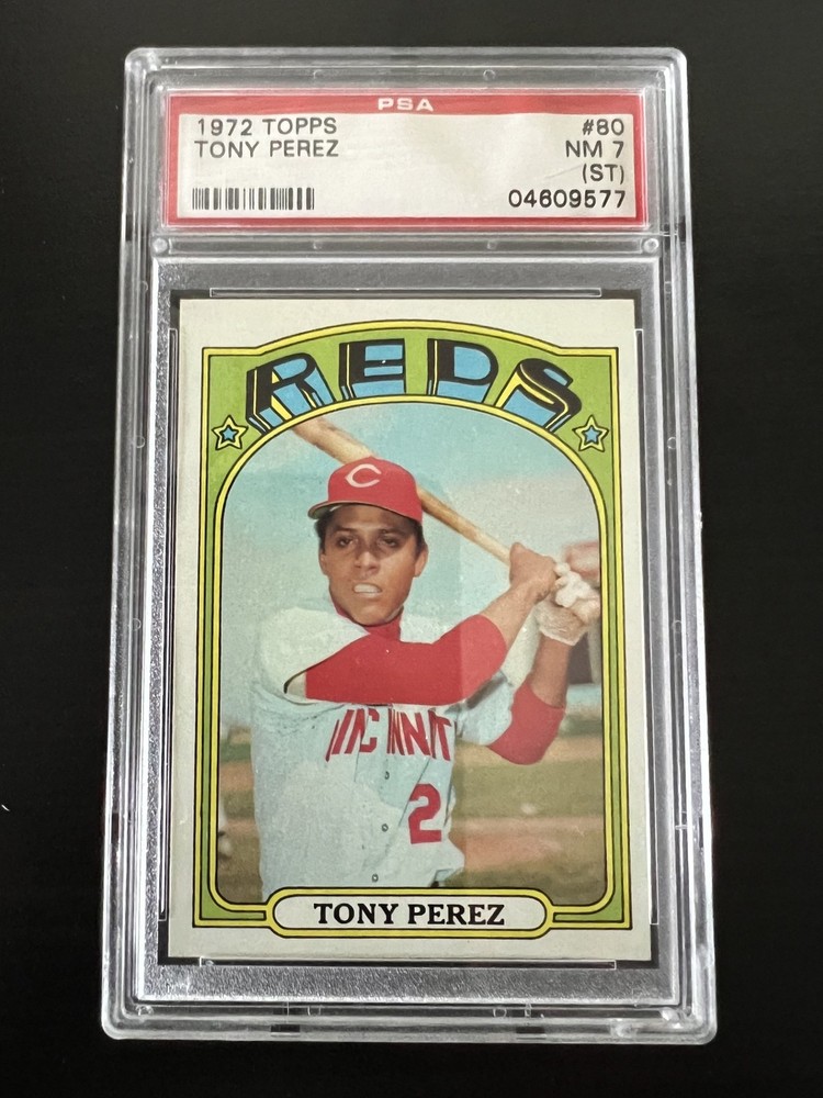 1972 Topps Tony Perez #80 PSA 7(ST) Cincinnati Reds