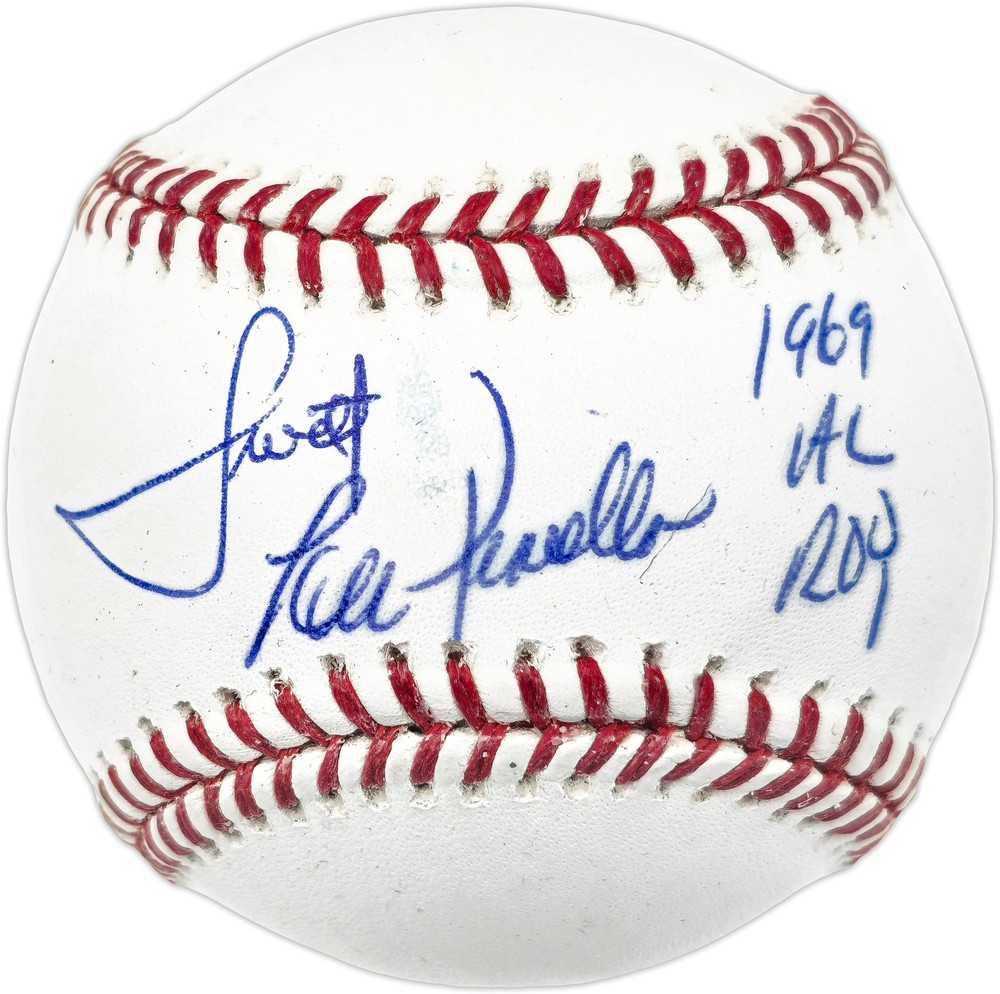 Lou Piniella Signed MLB Baseball Seattle Pilots « Sweet & 1969 AL ROY » PSA/DNA