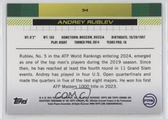 2024 Topps Chrome Pineapple Refractor 29/77 Andrey Rublev #34 Rookie RC 1cc7