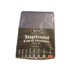25 BCW Topload Card Holders Fit Standard 3×4 Trading Sport Baseball Card S Rigid