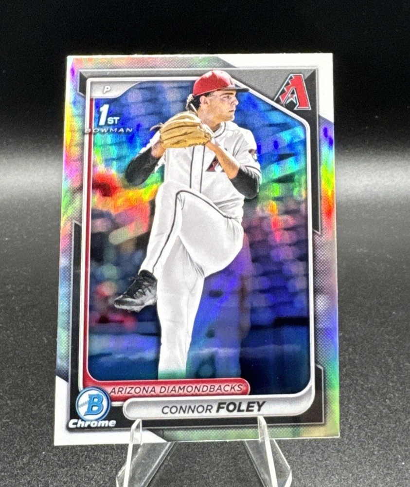 2024 Bowman Draft #BDC-50 Chrome Refractor 1st Connor Foley Arizona Diamondbacks