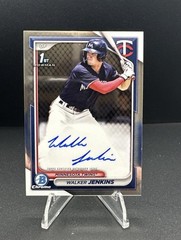 2024 Bowman Chrome Walker Jenkins Prospect Auto CPA-WJ 1st Bowman Auto