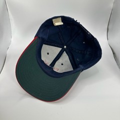 Vintage 1990s Hockey Haus Navy and Red Snapback Dad Hat