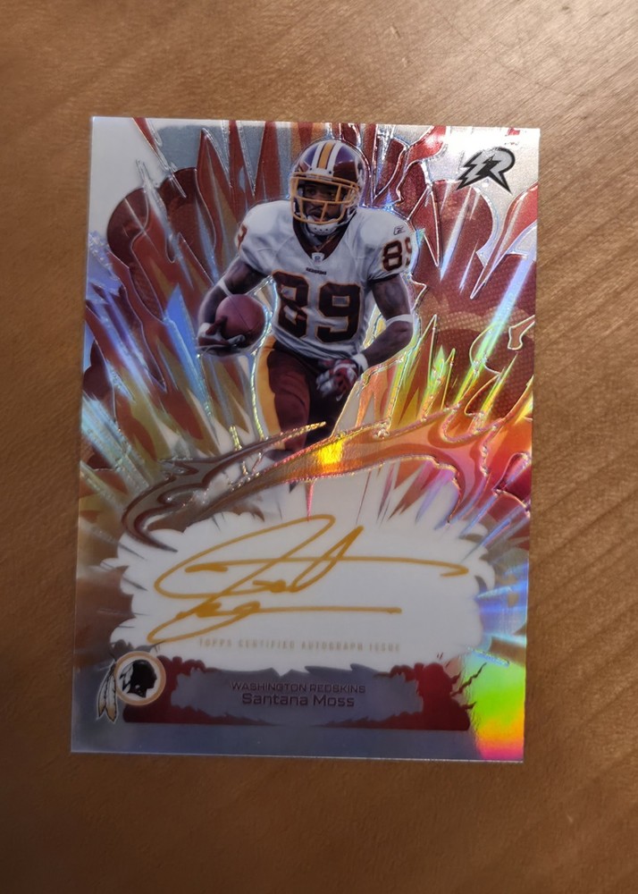 2025 Topps Resurgence Santana Moss Arc Flash Autographs Color Match AFA-SM
