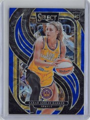 2025 Panini Select WNBA #126 Sarah Ashlee Barker Blue Scope Prizms #/199