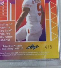 2023 Vivid BIJAN ROBINSON Auto RC Sideline Painting 4/5. Degree 9 Black Crystal