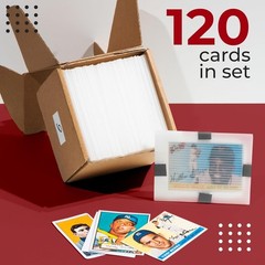 Trading Card Shipping Protector 120 Pack, 3.5&Prime; x 4.5&Prime;, Durable Plastic