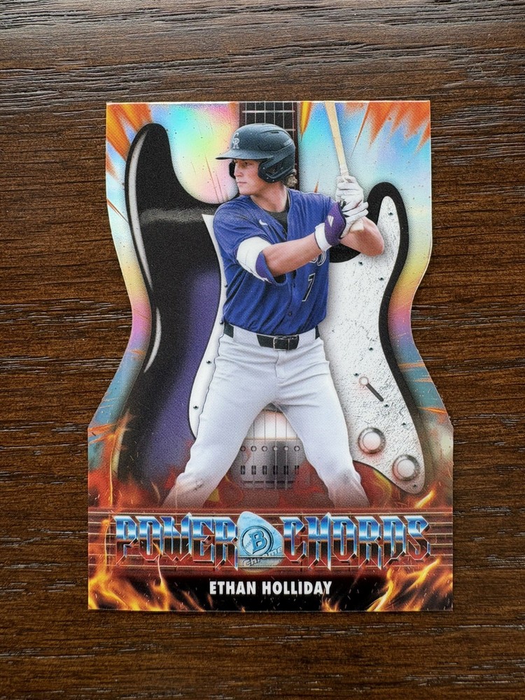2026 Bowman Chrome Ethan Holliday Power Chords Die Cut PC-20 Rockies