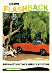 2013 Topps Heritage #NF-FM Ford Mustang Takes America By Storm News Flashbacks