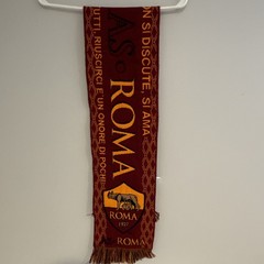 AS Roma Soccer Knit Fan Scarf – Burgundy Gold Officially Licensed Roma 1927