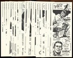 Vintage 1974 Bob Parker 2ND BEST Complete Set w/ Ruth & Gehrig +
