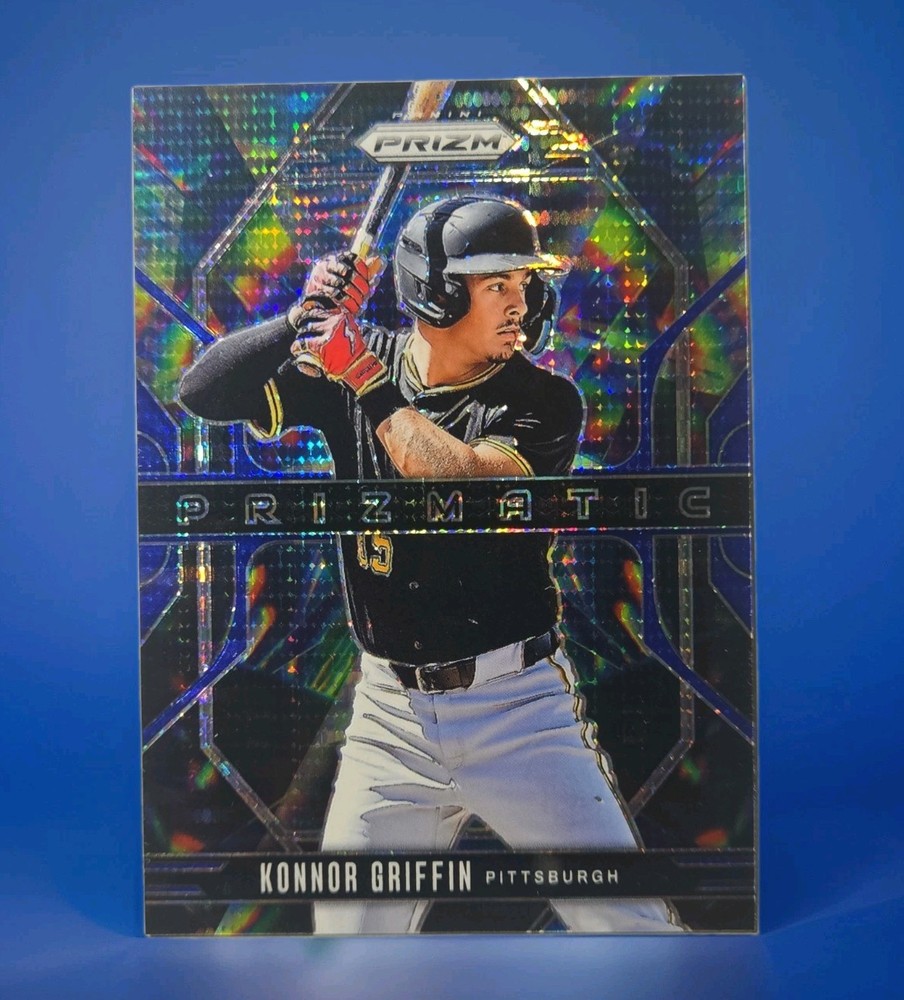 2025 Prizm Konnor Griffin Blue Pulsar Prizmatic /75 #21 Pittsburgh Pirates