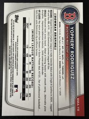 2025 Bowman Chrome – Mega Box Chrome Prospect Mojo Autographs Yophery Rodriguez