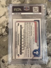 2024 Bowman Chrome RAYLIN HEREDIA Speckle Refractor Auto /299 1st CPA-RH PSA 9