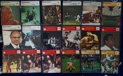 LOT 92 SPORTSCASTER CARDS HALL OF FAME BASEBALL BASKETBALL FOOTBALL HOCKEY