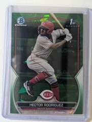 2023 Bowman Chrome Sapphire Hector Rodriguez Green #1 /60 #BCP-95
