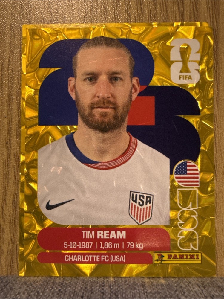 Panini FIFA World Cup 2026 Stickers-Gold Crumple-Group D- AUS USA TUR PAR