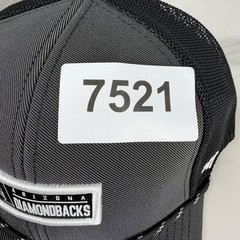 Arizona Diamondbacks Trucker Hat Cap Snap Back Mens One Size Black Baseball 47
