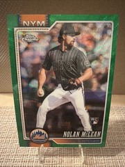2026 Topps Chrome Nolan Mclean Green Wave /99 RC