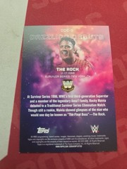 2025 Topps WWE Universe The Rock Dazzling Debuts #DDE-9