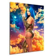 SASHA BANKS WWE Wrestling Model Diva Belles #3/7 ACEO Art Print Card by RoStar