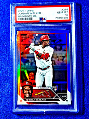 2023 Jordan Walker Topps Series 2 Rainbow Foil Rookie #344 PSA 10 GEM RC 🐦🐦🐦