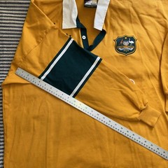 Vintage 2000s Australia Wallabies Rugby Shirt 3XL Canterbury Long Sleeve Jersey