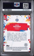 2021 Topps Chrome UEFA Champions League Golazo Didier Drogba Gold Lava PSA 10