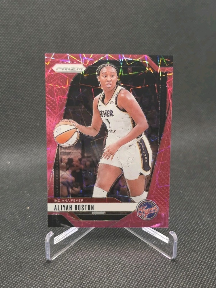 2024 Panini Prizm WNBA #3 Aliyah Boston Pink Velocity Prizm /79