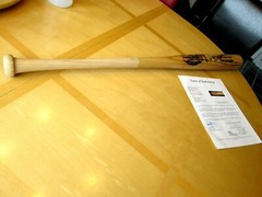 Catfish Hunter Signed (H&B) Game Model Baseball Bat -JSA Authenticated #X02133