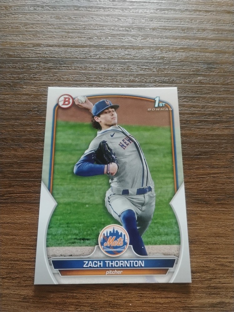 Zach Thornton 2023 Bowman Draft BD-187 New York Mets Baseball Card