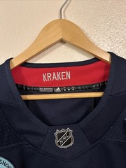 Seattle Kraken Andre Burakovsky Adidas Primegreen NHL Jersey Size 50 Game Strap