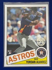 2020 Topps Update Baseball 1985 35th Anniversary Rookie #85TB-18 Yordan ALVAREZ⚾