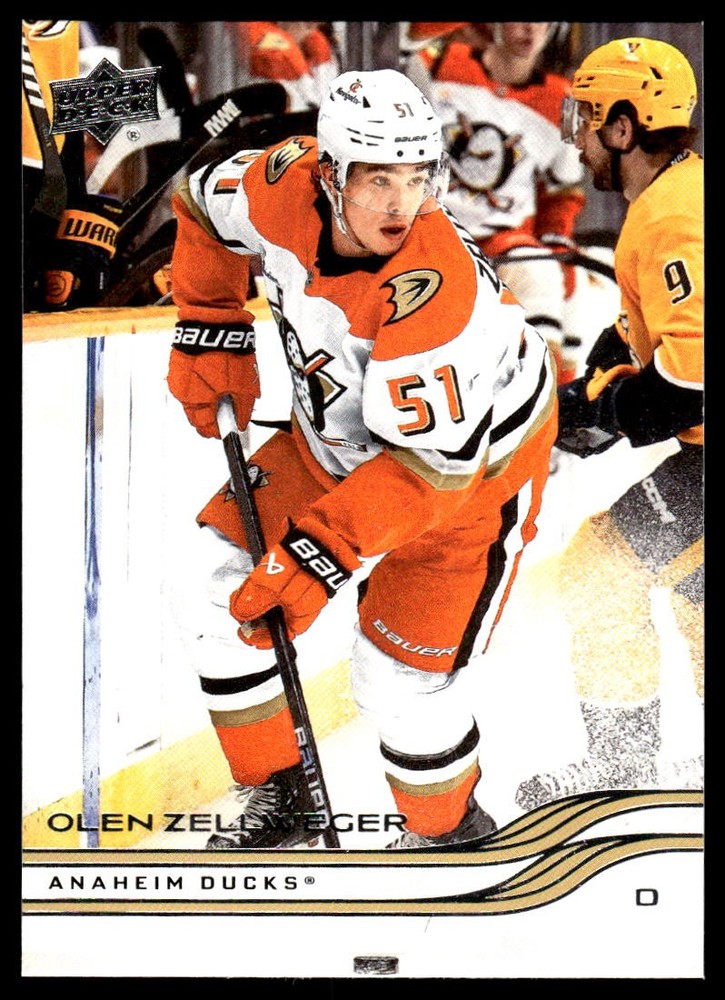 2025-26 Upper Deck #251 Olen Zellweger Anaheim Ducks Hockey Card