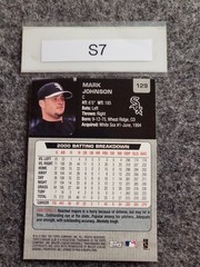 2001 Topps Stadium Club – Mark Johnson #129