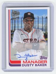 2021 Topps Archives #FFA-DBA Dusty Baker Fan Favorites Autographs